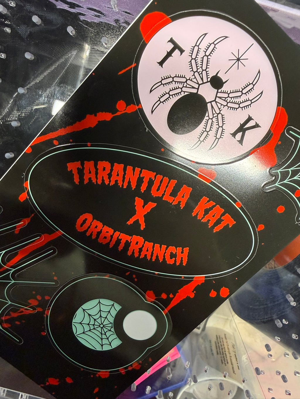 Ghost Jumping Spider Hide - Tarantula Kat X OrbitRanch Collab