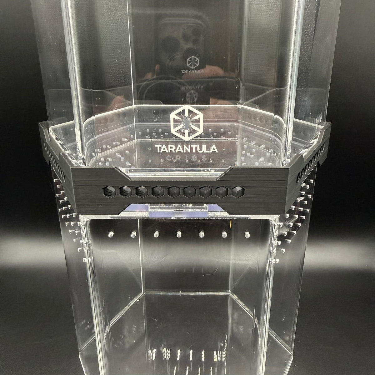 Stacker for Tarantula Cribs  – Space-Saving Enclosure Riser with Airflow Vents