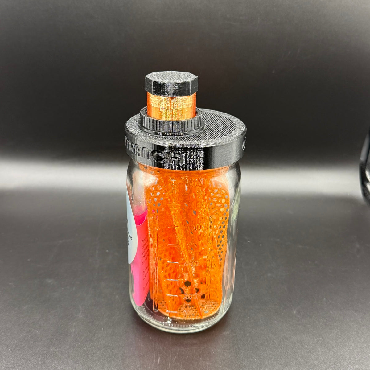 Fruit Fly Culture Jar & Dispenser – Reusable, Escape-Resistant (16oz & 32oz)