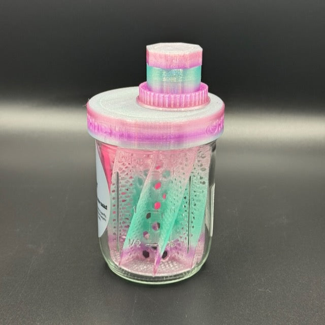 Fruit Fly Culture Jar & Dispenser – Reusable, Escape-Resistant (16oz & 32oz)