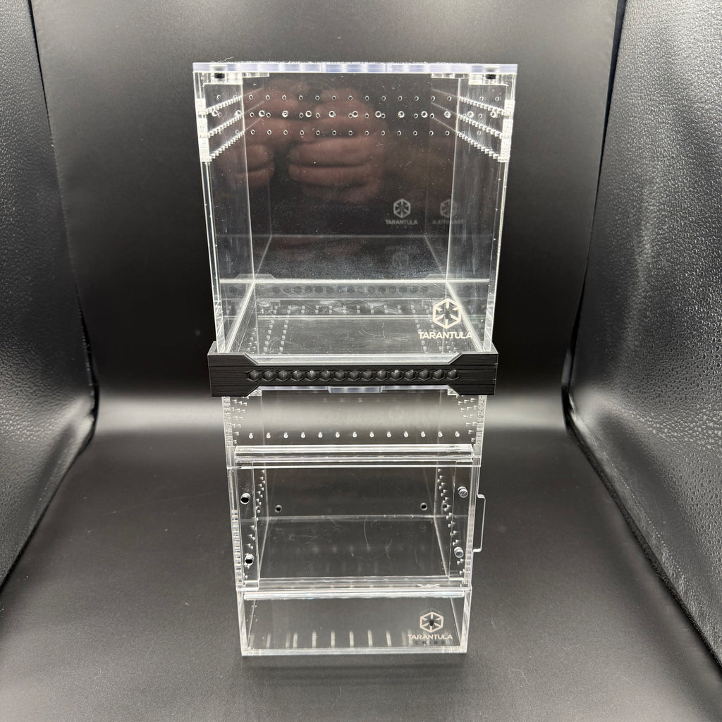 Stacker for Tarantula Cribs  – Space-Saving Enclosure Riser with Airflow Vents