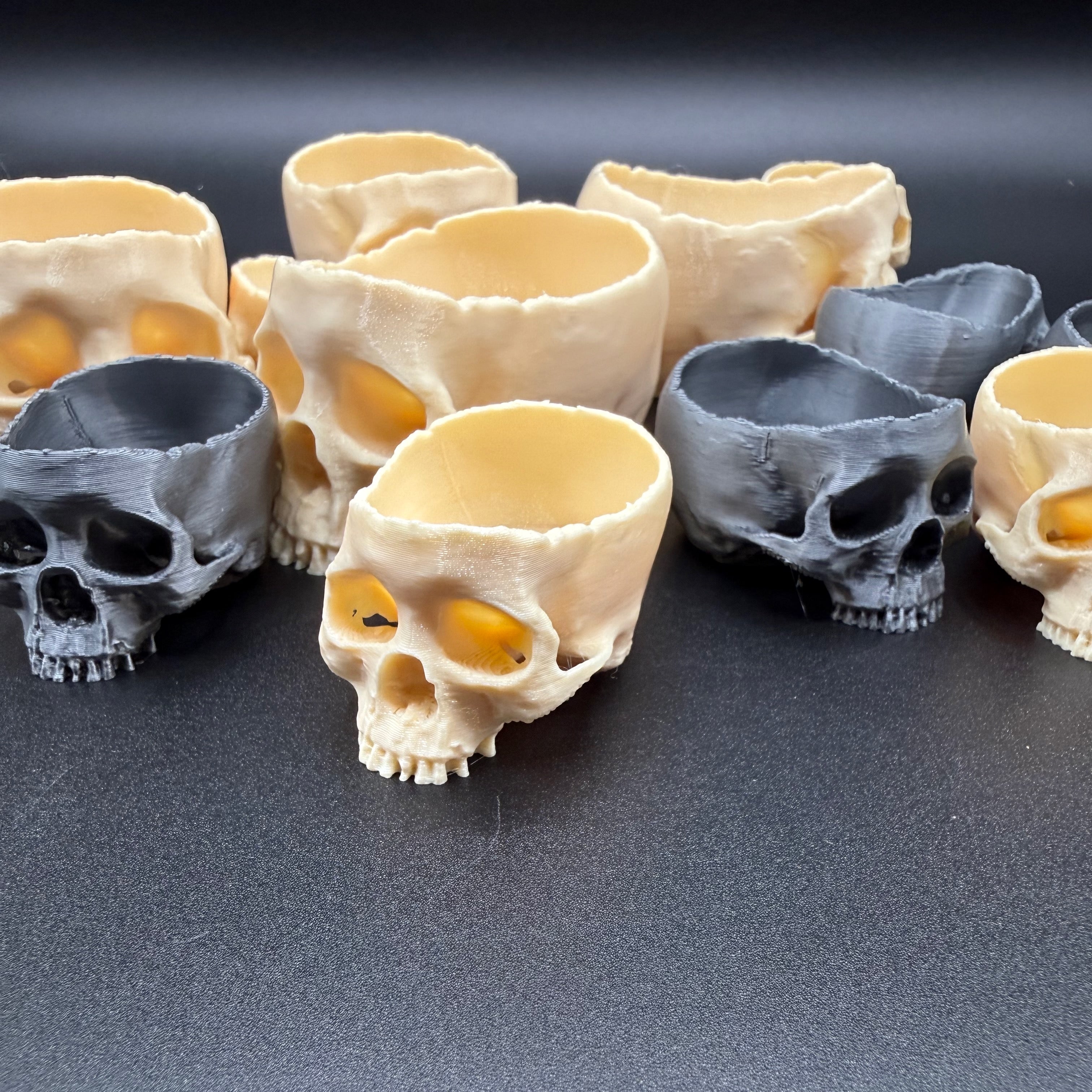 Skull Water Dish for Tarantulas & Reptiles – Durable PETG, 2 Sizes